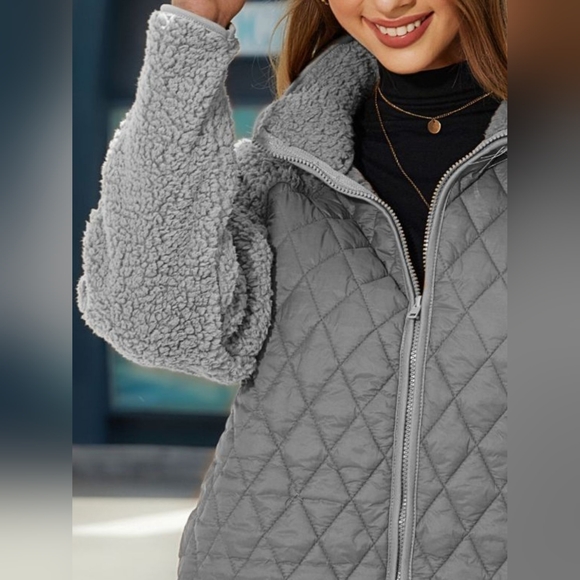 Zip-Up Raglan Sleeve Jacket - Picture 2 of 4